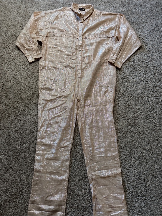 Suzi Kondi Pants - Suzi Kondi Metallic Champagne Blouse